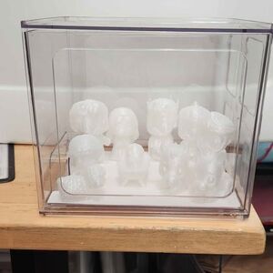DIY Nativity Scene Figurine Set – 10-Piece Blank Christmas Craft Project (chibi)